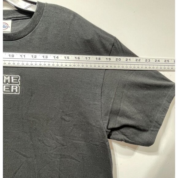 Delta Pro Weight - Men's Adults Short Sleeves T-Shirt - Graphic Tee - Black - L - Picture 3 of 11